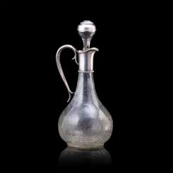 Russian crystal decanter. Faberge Russian crystal decanter. Faberge