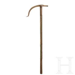 Gold tauschierter war hammer (Nacak), Ottoman, 18. Century Gold tauschierter war hammer (Nacak), Ottoman, 18. Century