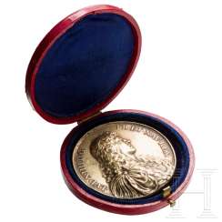 Louis XIV - Gilded silver medal on the alliance with Switzerland, 1663 Louis XIV - Gilded silver medal on the alliance with Switzerland, 1663