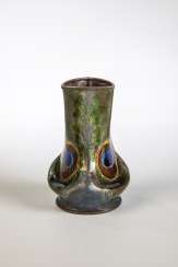 Art Nouveau vase with peacock eye Art Nouveau vase with peacock eye