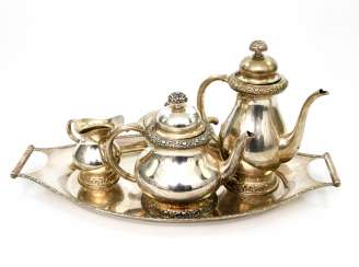 M. H. WILKENS & SÖHNE coffee/Teekern, silver, 5pt., 1918 M. H. WILKENS & SÖHNE coffee/Teekern, silver, 5pt., 1918