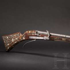 Important mother-of-pearl inlaid matchlock musket, Dresden, around 1580/90 Important mother-of-pearl inlaid matchlock musket, Dresden, around 1580/90