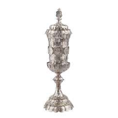 Coin Cup to 1880 - Filigree silver Smith work, masterpiece. Coin Cup to 1880 - Filigree silver Smith work, masterpiece.