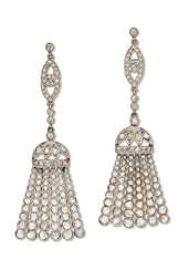 ROSE-CUT DIAMOND TASSEL EARRINGS ROSE-CUT DIAMOND TASSEL EARRINGS