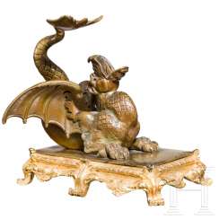 Extraordinary Brule perfume with a dragon, probably France, 19th century Extraordinary Brule perfume with a dragon, probably France, 19th century