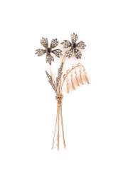 LARGE BROOCH IN THE FORM OF CORNFLOWERS LARGE BROOCH IN THE FORM OF CORNFLOWERS