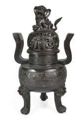 Incense burner Ding shape with lid Incense burner Ding shape with lid