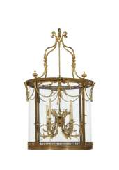 A MASSIVE FRENCH ORMOLU HALL LANTERN A MASSIVE FRENCH ORMOLU HALL LANTERN