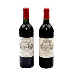 2 Flaschen CHATEAU LA MADELEINE, POMEROL 1990 2 Flaschen CHATEAU LA MADELEINE, POMEROL 1990
