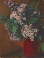 Lilacs in a Red Vase Lilacs in a Red Vase
