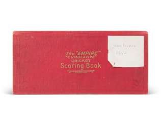 A SCOREBOOK FROM GEOFFREY BOYCOTT'S HOME DEBUT FOR ACKWORTH CRICKET CLUB A SCOREBOOK FROM GEOFFREY BOYCOTT'S HOME DEBUT FOR ACKWORTH CRICKET CLUB