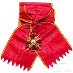 St. Anna-Order, Cross 1. Class, complete with sash, French production from 1915 St. Anna-Order, Cross 1. Class, complete with sash, French production from 1915