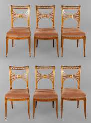 Six neoclassical chairs Six neoclassical chairs