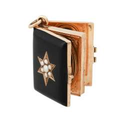 Medallion in the form of a book Medallion in the form of a book