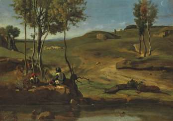 Jean-Baptiste-Camille Corot (French, 1796-1875) Jean-Baptiste-Camille Corot (French, 1796-1875)