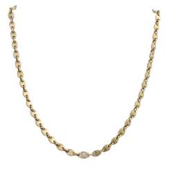 Necklace with 1 diamond, approximately 0.25 ct, WHITE-LGW (H-I)/SI, Necklace with 1 diamond, approximately 0.25 ct, WHITE-LGW (H-I)/SI,