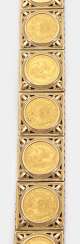 Gold coin bracelet Gold coin bracelet