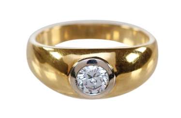 Brillantsolitaire 750 Gelbgold. Brillantsolitaire 750 Gelbgold.