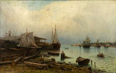 PORT WITH SHIPS PORT WITH SHIPS