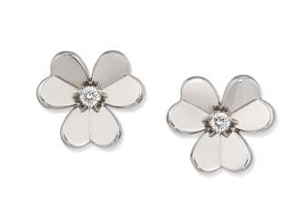 GOLD AND DIAMOND 'FRIVOLE' EARRINGS, VAN CLEEF & ARPELS GOLD AND DIAMOND 'FRIVOLE' EARRINGS, VAN CLEEF & ARPELS