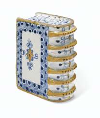 AN ENGLISH DELFT POLYCHROME INITIALED AND INSCRIBED HAND-WAR... AN ENGLISH DELFT POLYCHROME INITIALED AND INSCRIBED HAND-WAR...