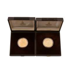 Russland/GOLD - 2 x 100 Rubel 1980, Russland/GOLD - 2 x 100 Rubel 1980,