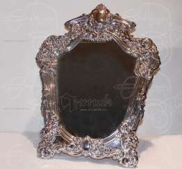 Table mirror in a silver frame Table mirror in a silver frame