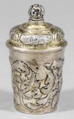 A Baroque Beaker With Lid A Baroque Beaker With Lid
