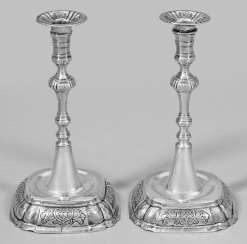 Pair of Baroque-style table lamps Pair of Baroque-style table lamps