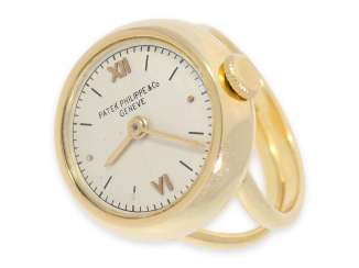 Ring watch: exceptional ring watch, signed Patek Philippe, probably the 30s Ring watch: exceptional ring watch, signed Patek Philippe, probably the 30s