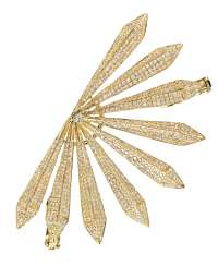 KARMA EL KHALIL, DIAMOND 'SUNRISE' EAR CUFF KARMA EL KHALIL, DIAMOND 'SUNRISE' EAR CUFF