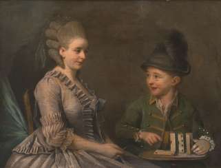 The Card Trick. Pierre Alexandre Wille, zugeschr. The Card Trick. Pierre Alexandre Wille, zugeschr.