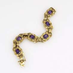 Reliefiertes bracelet with amethysts Reliefiertes bracelet with amethysts