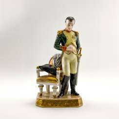 A porcelain figurine of Napoleon, Germany, Rudolf Kämmer, 1953-1972, perfect condition A porcelain figurine of Napoleon, Germany, Rudolf Kämmer, 1953-1972, perfect condition