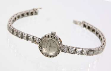 Antique diamond watch, Jaeger LeCoultre, around 1920/30 Antique diamond watch, Jaeger LeCoultre, around 1920/30