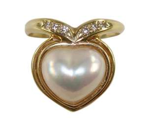 Mabéperle 585 Gelbgold. Mabéperle 585 Gelbgold.