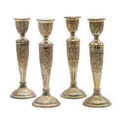 Well, IRAN set of 4 candle chandelier, 20. Century Well, IRAN set of 4 candle chandelier, 20. Century