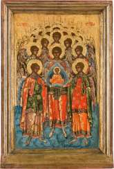 LARGE-FORMAT ICON WITH THE SYNAXIS OF THE ARCHANGEL LARGE-FORMAT ICON WITH THE SYNAXIS OF THE ARCHANGEL