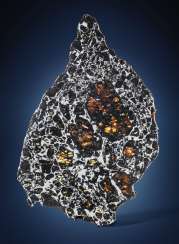 COMPLETE SLICE OF THE ADMIRE PALLASITE COMPLETE SLICE OF THE ADMIRE PALLASITE