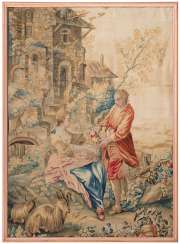 EINE LOUIS-XV-BEAUVAIS-GOBELIN EINE LOUIS-XV-BEAUVAIS-GOBELIN