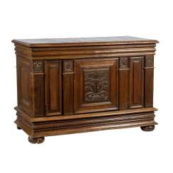 Large oak chest at the end of 18. Century. Large oak chest at the end of 18. Century.