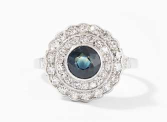 Sapphire-Diamond-Ring Sapphire-Diamond-Ring