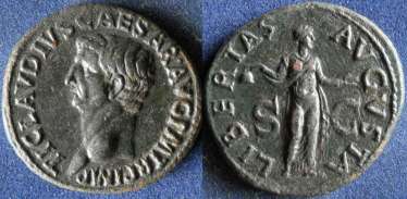 Roman Empire, Claudius, 41-54 g Roman Empire, Claudius, 41-54 g