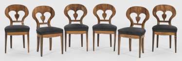 Set of six Biedermeier chairs Set of six Biedermeier chairs