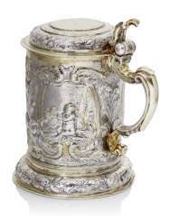 Large Baroque-Lid Tankard Large Baroque-Lid Tankard