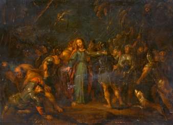 The capture of Christ in the garden of Gethsemane The capture of Christ in the garden of Gethsemane