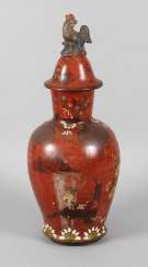 Berlin lacquer vase with Chinoiserien Berlin lacquer vase with Chinoiserien