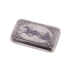 Russian silver cigarette case Russian silver cigarette case