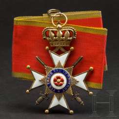 Wilhelm Freiherr von Leonrod - Kreuz 1. Klasse mit Schwertern des Lippe-Detmolder Ordens vom Ehrenkreuz 1918 im Verleihungsetui Wilhelm Freiherr von Leonrod - Kreuz 1. Klasse mit Schwertern des Lippe-Detmolder Ordens vom Ehrenkreuz 1918 im Verleihungsetui