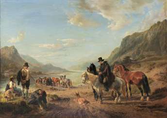 Company on the river Bank Company on the river Bank